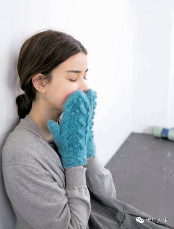 毛线织手套一般起多少针,用毛线编织的半指手套教程
