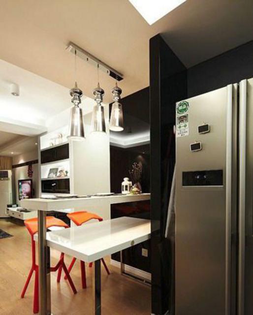 90平米现代简约风婚房,轻奢风婚房效果图