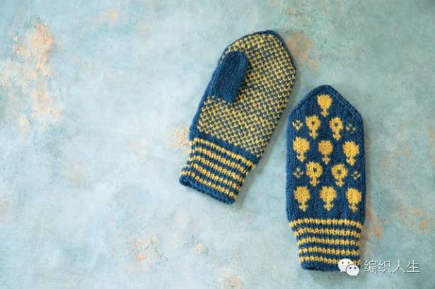 毛线织手套一般起多少针,用毛线编织的半指手套教程