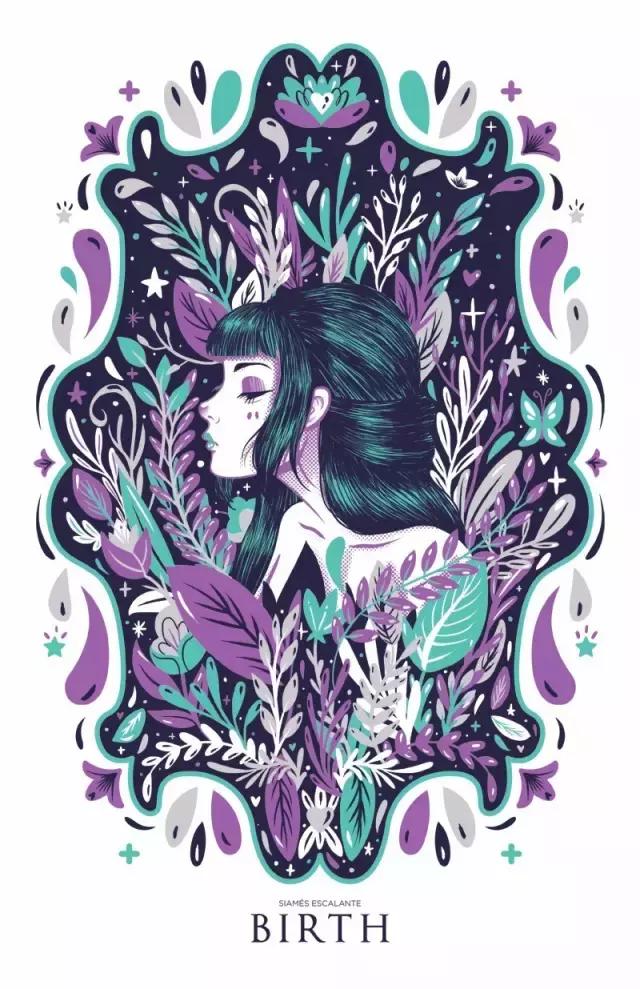 插画魔卡少女樱,插画少女和猫图片