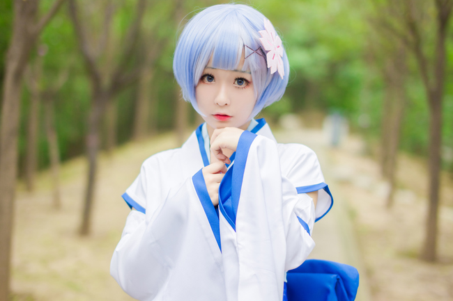 从零开始的异世界生活魔女cos,从零开始的异世界拉姆蕾姆cos