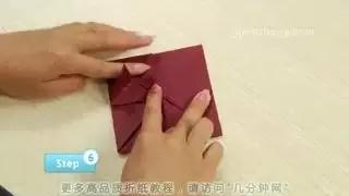 教你折玫瑰千纸鹤,教你折浪漫的樱花球