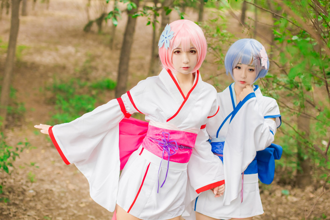 从零开始的异世界生活魔女cos,从零开始的异世界拉姆蕾姆cos