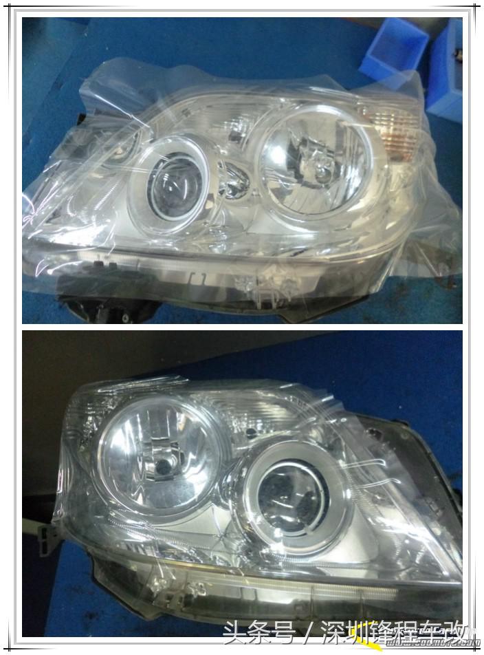 霸道改海拉透镜细节,丰田霸道升级透镜