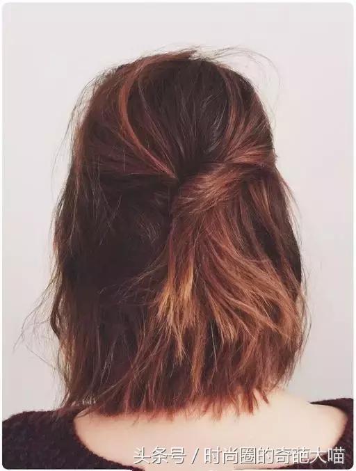 短发比较多扎发简单又好看,短发学生怎么扎霸气短发有刘海