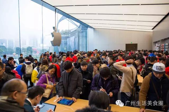 广州苹果专卖店开业,广州苹果直营店现场