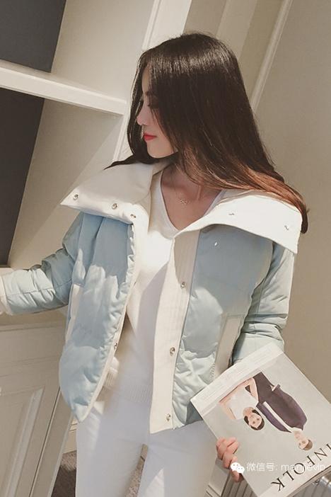 时尚棉衣设计感,棉衣这样搭配穿出冬天的随性洒脱