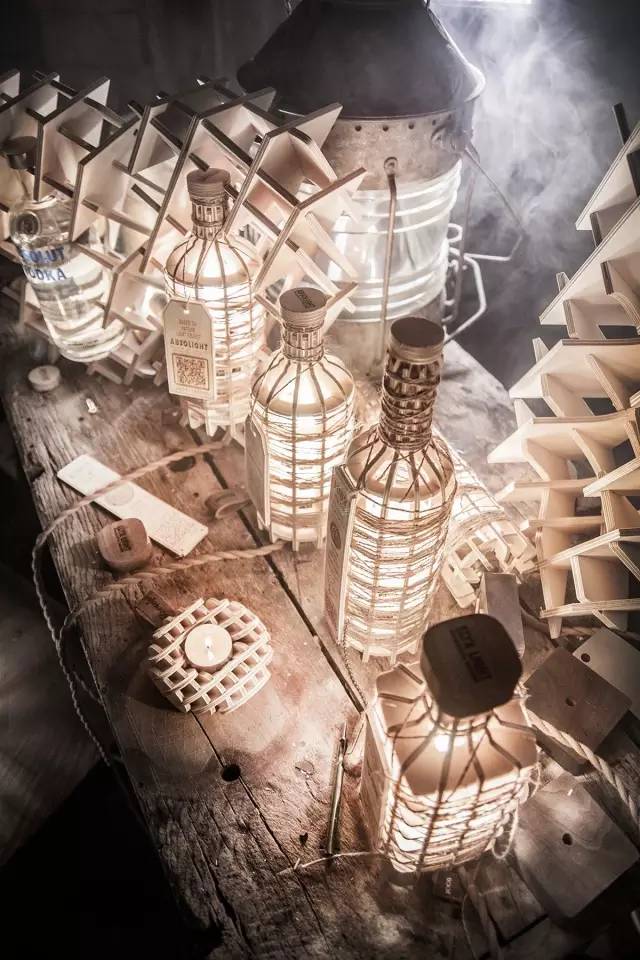 伏特加带灯光,绝对伏特加夜装限量版星夜紫