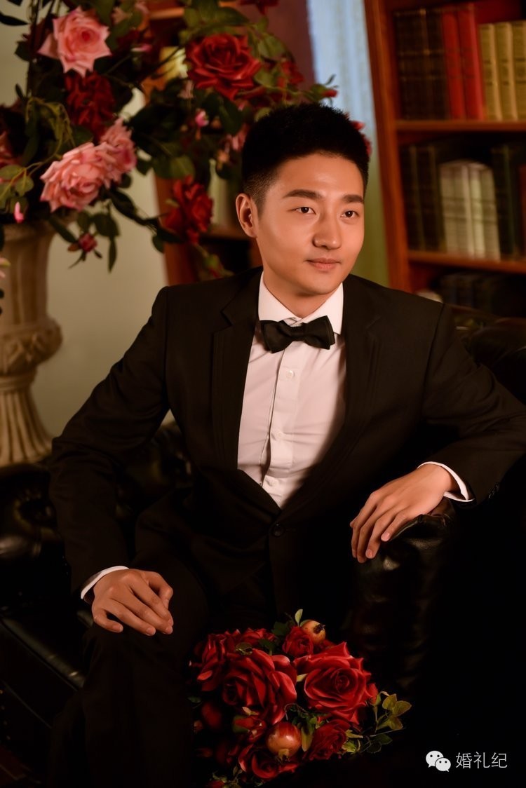 晒老公啦！老公发型对了婚纱照也能拍成韩剧海报哟