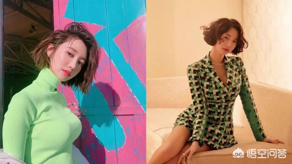 胖妹妹圆脸发型短发,大圆脸合适哪种短发烫卷