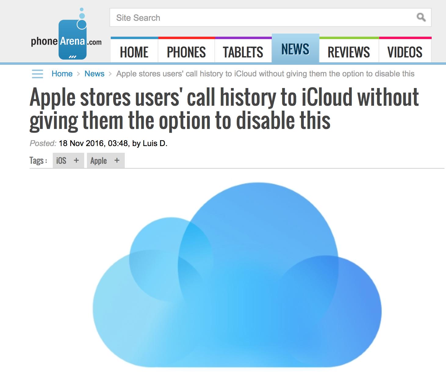 瞎了！苹果偷偷上传用户通话记录，拿什么拯救你的隐私？