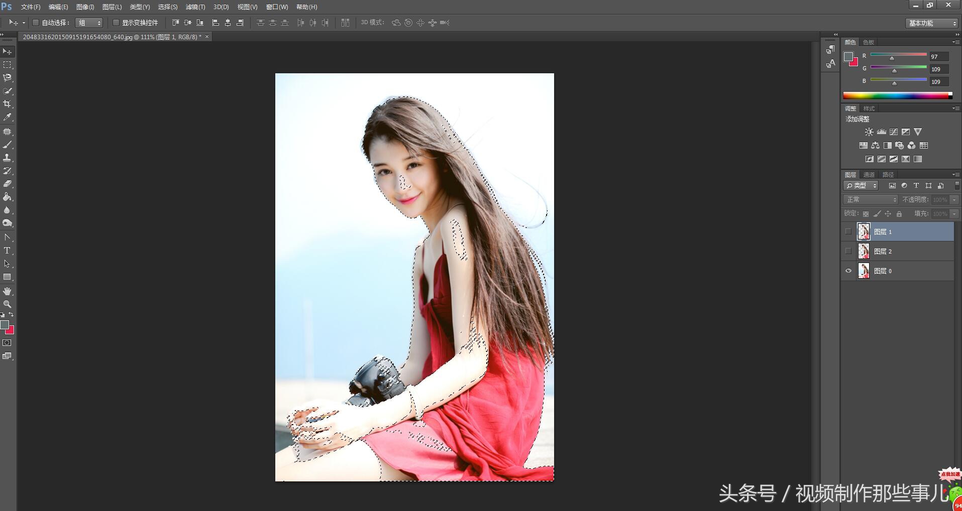 ps抠图技巧详细教程,白背景ps头发丝抠图技巧