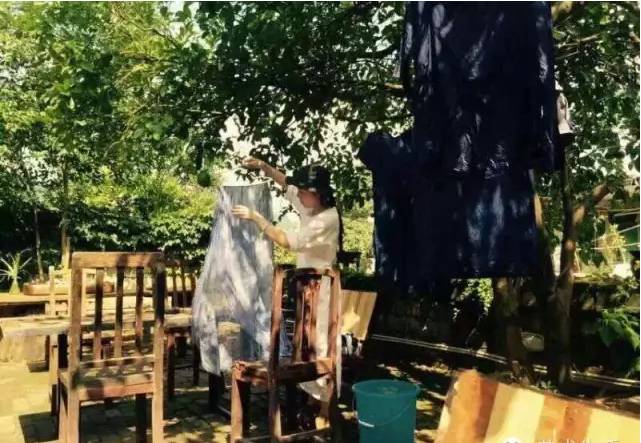 手工植物扎染,植物扎染制作过程