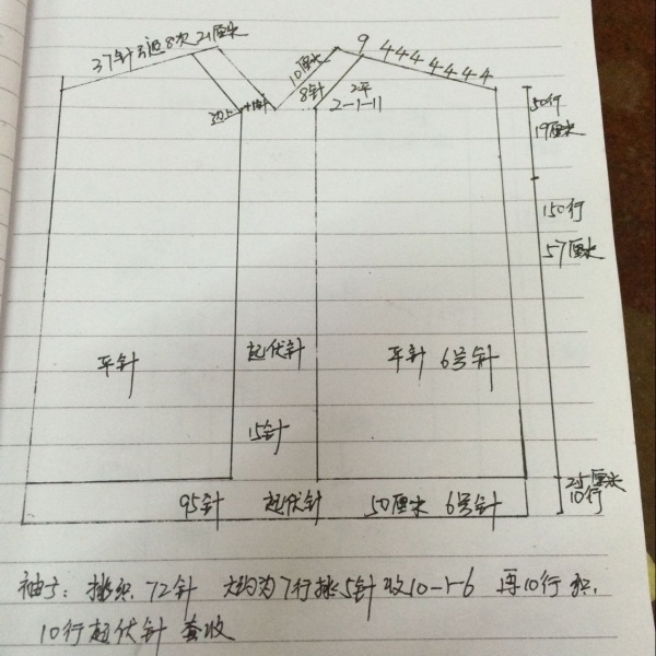 从上往下织的宽松毛衣教程,从下往上织宽松毛衣教程