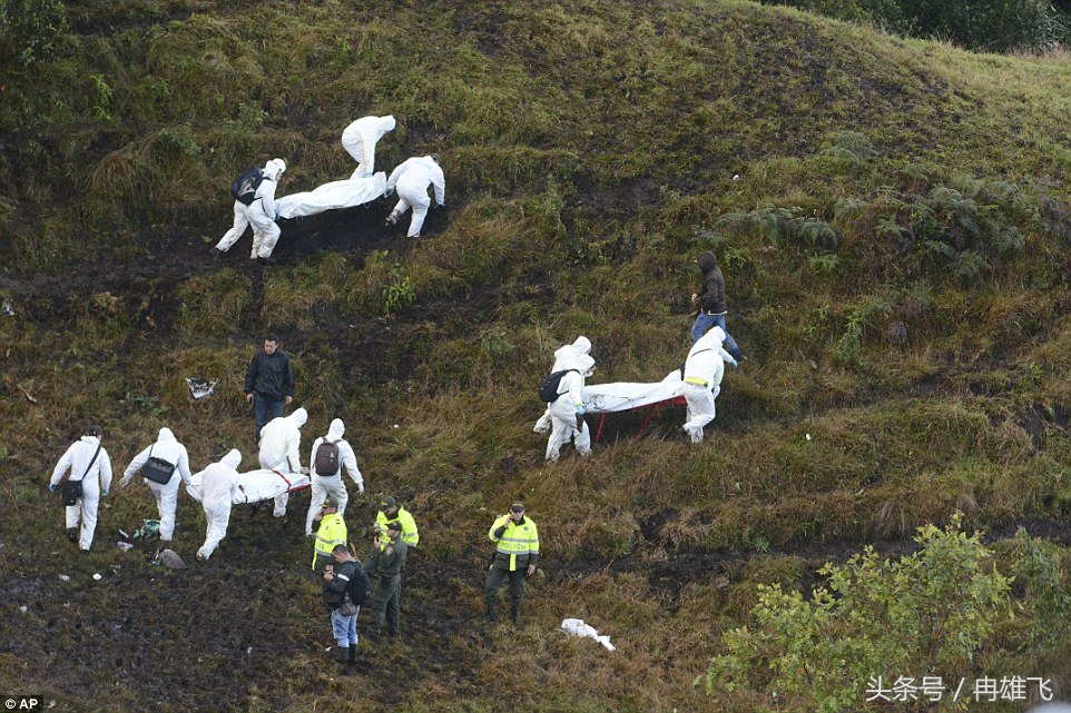 默哀！巴甲球队沙佩科恩斯队遭遇空难！22名队员只剩2人悲剧！