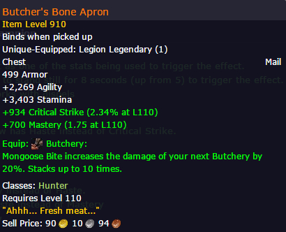 魔兽测试服：职业橙装补齐通用橙继续加强