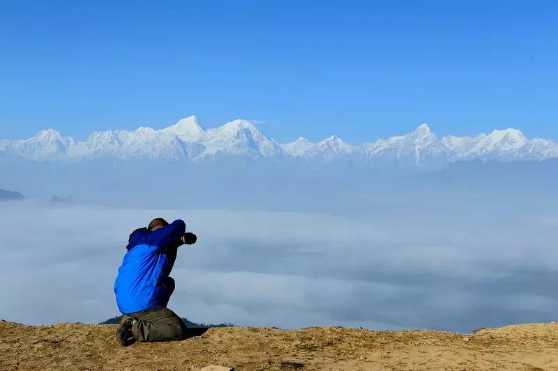 牛背山看的是什么雪山,牛背山上众多雪山示意图