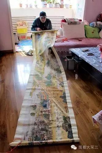 盐池县青山乡这个老汉，织了幅十字绣竟价值30万！