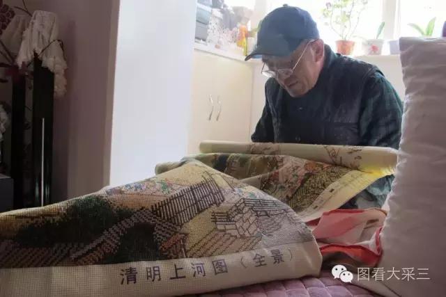 盐池县青山乡这个老汉，织了幅十字绣竟价值30万！