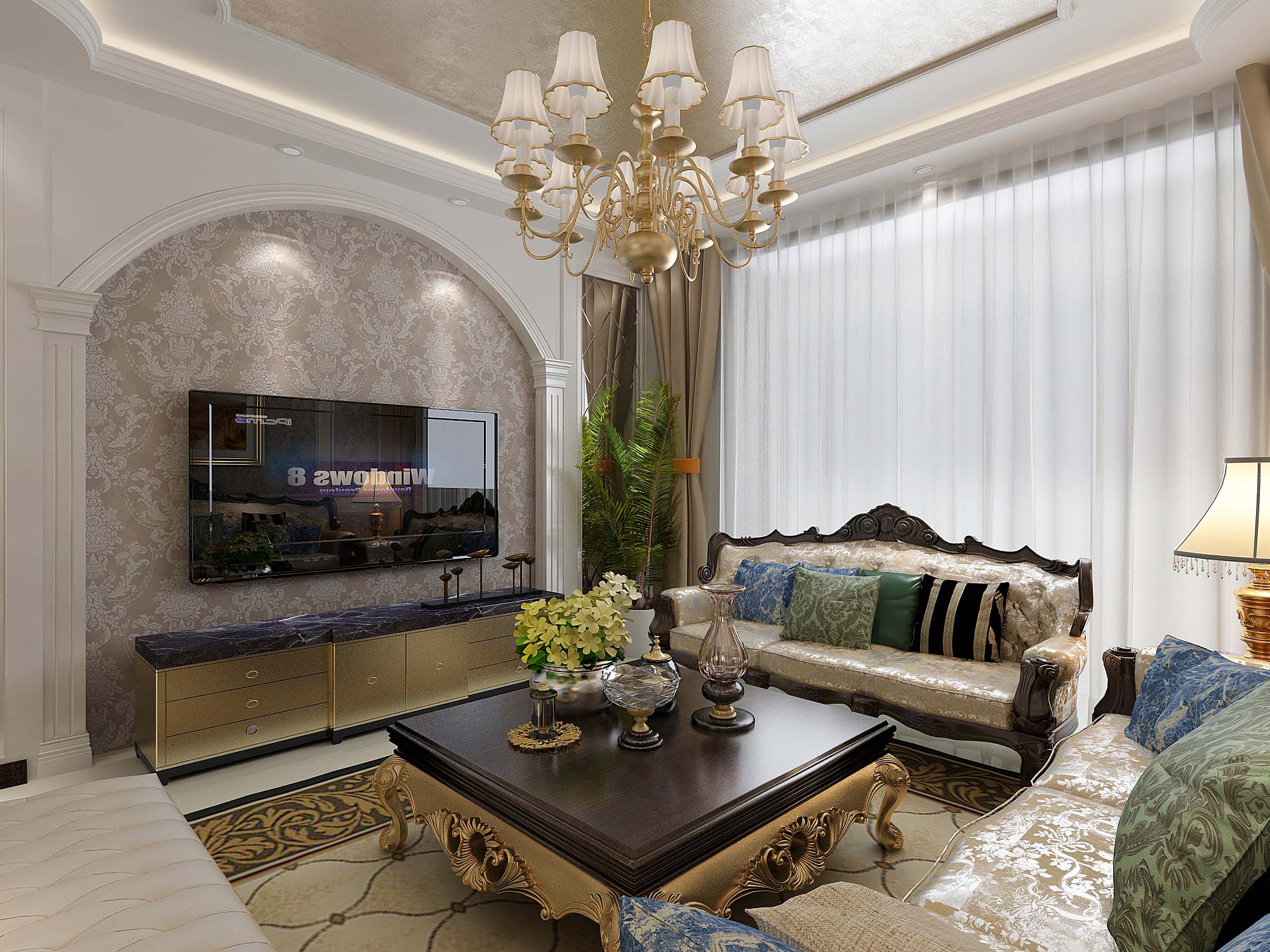 石家庄白金汉府户型,石家庄白金汉府效果图