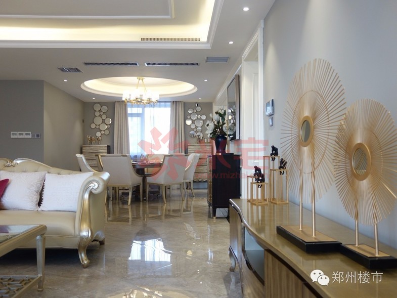 大平层旧改翻新装修设计,大平米大平层轻奢式装修