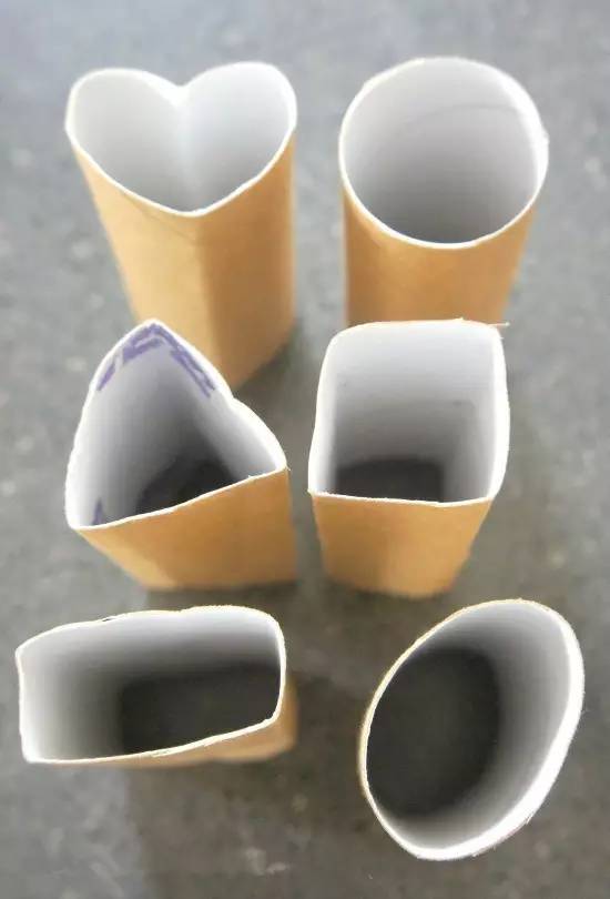 幼儿园卷纸筒环保手工作品,儿童手工涂鸦画纸