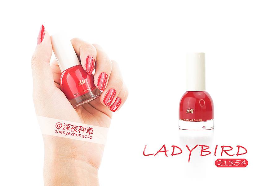 HM指甲油试色｜比起丑炸天的衣服，它家指甲油美到惊人