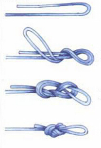 鱼钩鱼线鱼漂组装图解,一看就会编绳