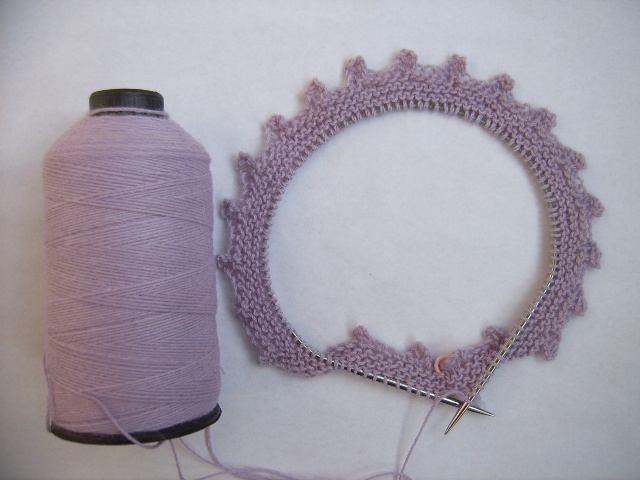 狗牙边棒针编织方法,棒针狗牙针的织法