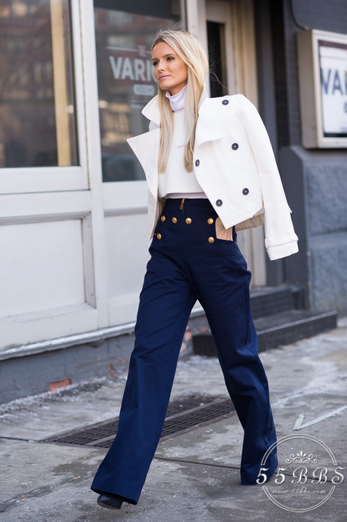 水手裤合集,水手裤直筒裤