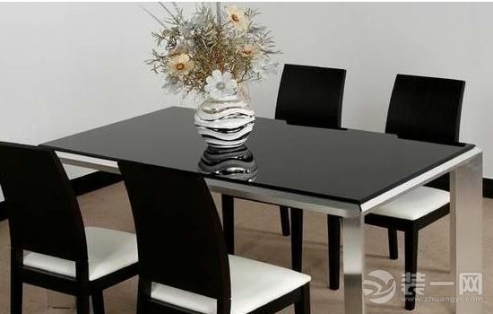 大理石玻璃实木餐桌哪个好打理,餐桌玻璃大理石