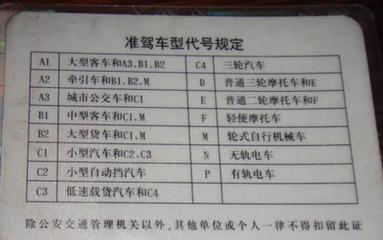 a1a2a3驾驶证有什么用,a1a2b1b2有新规定了