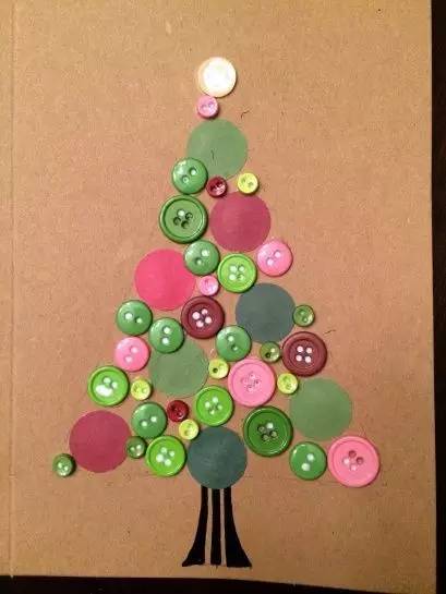 圣诞贺卡手工简单幼儿园,圣诞贺卡简单又漂亮送给闺蜜立体