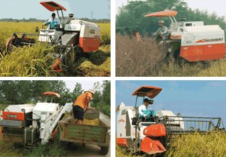 久保田688q履带怎么拆卸,久保田688新款100马力联合收割机