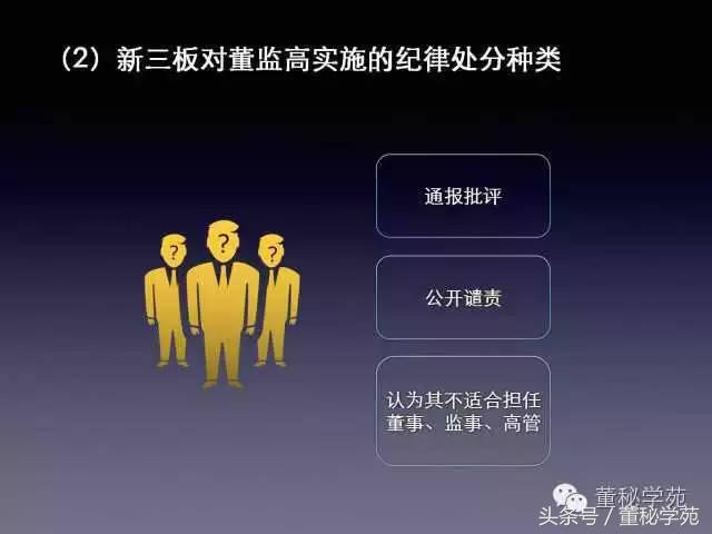 上市公司董监高培训简报,新三板公司董监高