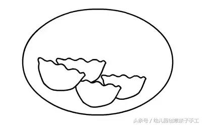 春节灯笼鞭炮简笔画,新年娃娃拿鞭炮简笔画