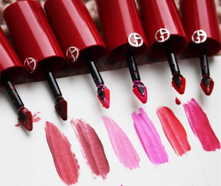 阿玛尼染唇液005试色,阿玛尼新出了个唇泥色号