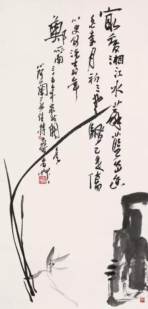 中国十大名家画兰,八大名家画兰花