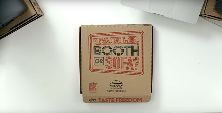 必胜客披萨盒改造,必胜客冬季新品披萨