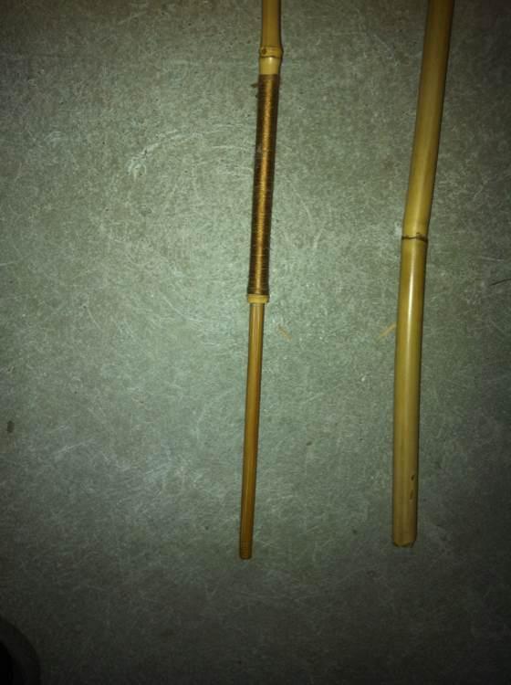 自己用竹子手工打造钓鱼竿，附上完全设计图和流程图