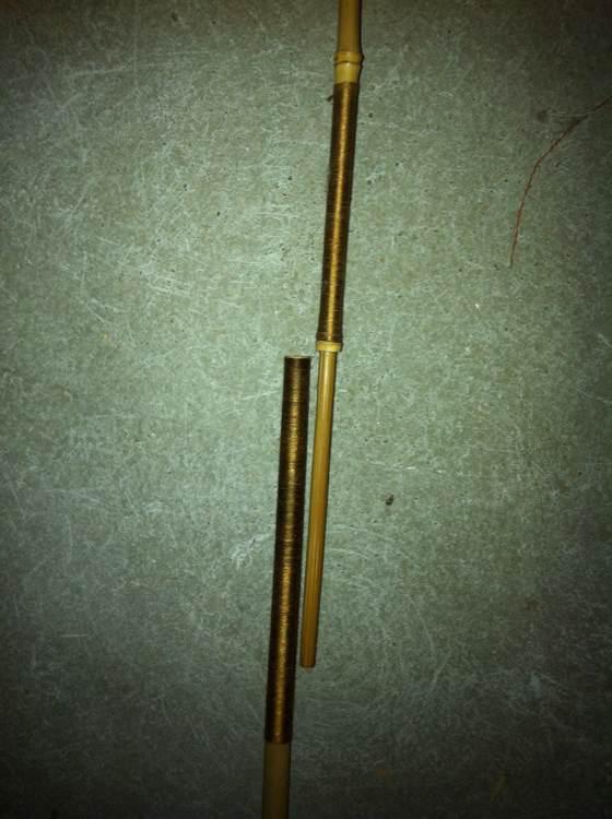 自己用竹子手工打造钓鱼竿，附上完全设计图和流程图