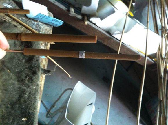 自己用竹子手工打造钓鱼竿，附上完全设计图和流程图