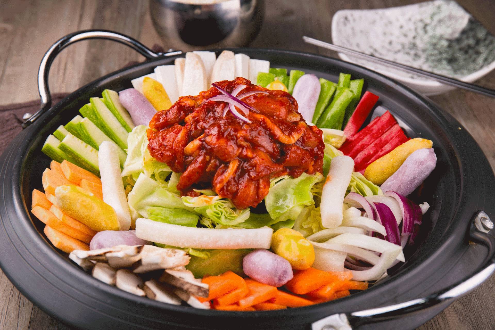 韩式春川烤鸡排 (韩式春川铁板鸡排)