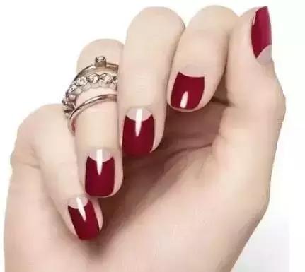 极致法式甲教程,大弧度法式半甲教程