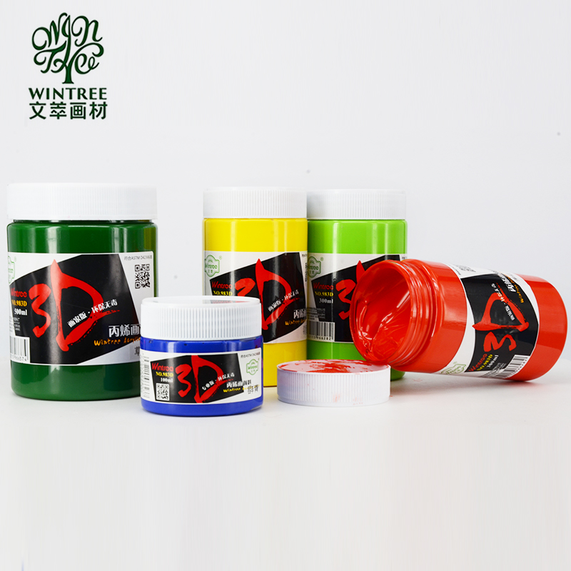 文萃丙烯颜料怎么用,文萃画材丙烯