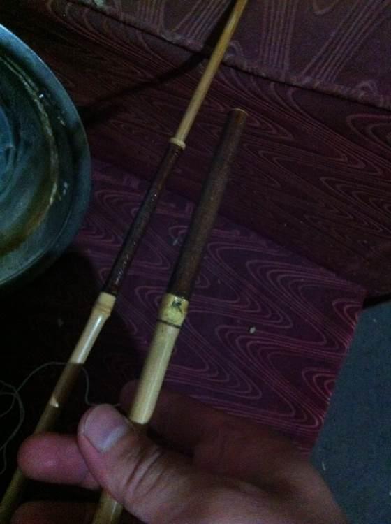自己用竹子手工打造钓鱼竿，附上完全设计图和流程图