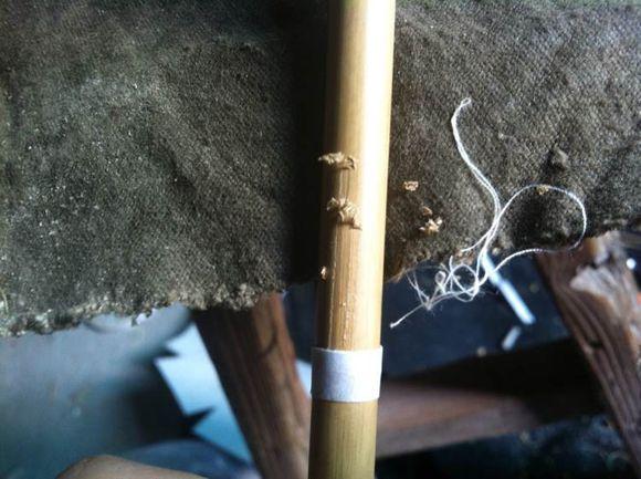 自己用竹子手工打造钓鱼竿，附上完全设计图和流程图