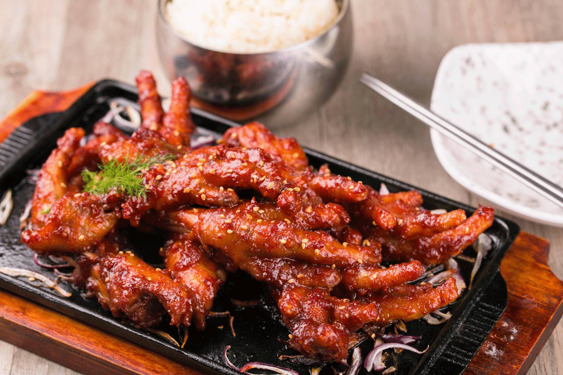 韩式春川烤鸡排 (韩式春川铁板鸡排)