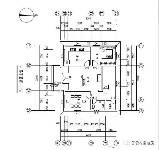 双拼二层兄弟共建房图纸20万以内,20万别墅砖混二层免费图纸