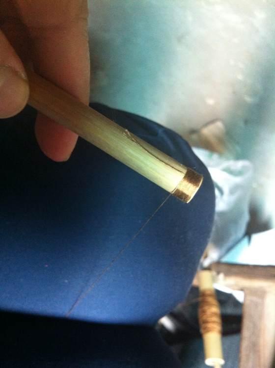 自己用竹子手工打造钓鱼竿，附上完全设计图和流程图